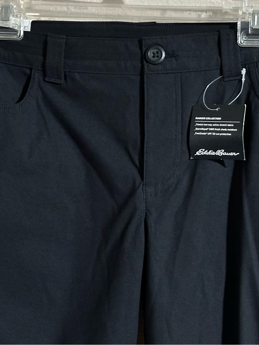 Eddie Bauer Black Women's Rainer Capri Mid-Rise Performance Stretch-NWT - Picture 4 of 9